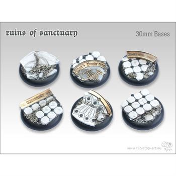 Ruins of Sanctuary - 30mm Round Lipped Bases (3)