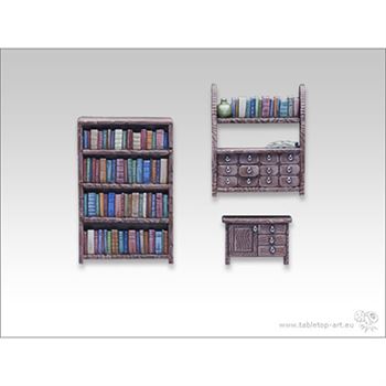Bookshelf / Commode Set
