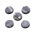 Dirty Old Town Bases - 25mm Round Bases (5)