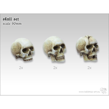 Skull Set 90mm (6)