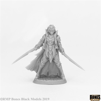 Dark Elf Female Elite (Bones Black)