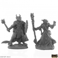 Dragonfolk: Wizard and Cleric (Bones Black)