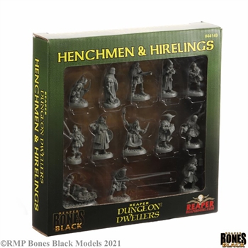 Henchmen and Hirelings (13) (Bones Black)