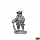 Ghost Pirate Captain (Clear Plastic) (Bones Black)