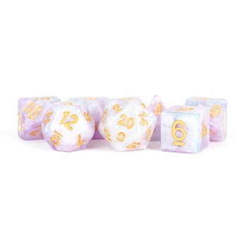  Lavender - 16mm Poly Resin Dice Set (7)