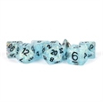 Flash Dice: Blue - 16mm Resin Poly Dice Set