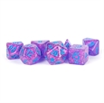 Flash Dice: Purple - 16mm Resin Poly Dice Set