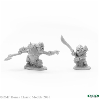 Armored Goblin Leaders (2) (Bones)