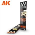 Weathering Pencils: Rust & Streaking