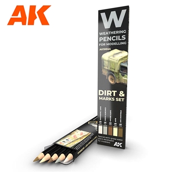 Weathering Pencils: Dirt & Marks
