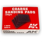 Sanding Pads: Coarse 120 grit (4)