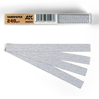 Sandpaper Strips - (240 Grit)