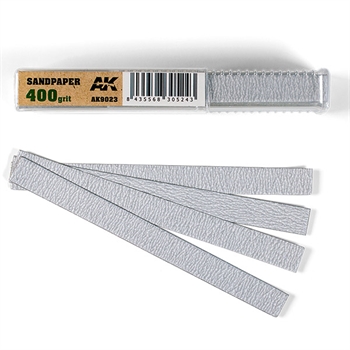 Sandpaper Strips - (400 Grit)
