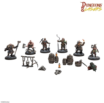 Dwarven Miners - Dungeons and Lasers
