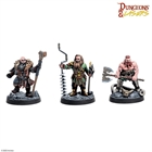 Dwarven Miners - Dungeons and Lasers Miniatures