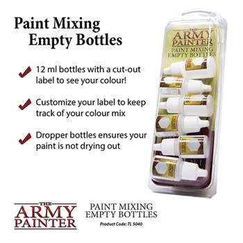 The Army Painter: Paint Mixing Empty Bottles (6)
