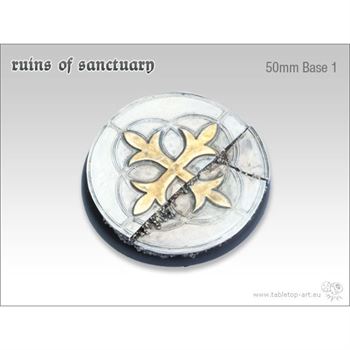 Ruins of Sanctuary - 50mm Round Lipped Base # 1