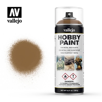 Vallejo Spray Surface Primer: Leather Brown (400 ML)