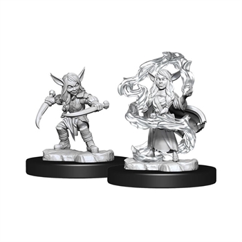 Goblin Sorcerer and Rogue Female