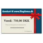 Gavekort 750,- DKK