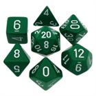 Opaque Green/White Poly 7 Die Set