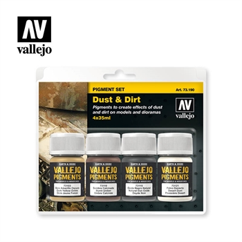 Vallejo Pigments Set: Dust & Dirt 