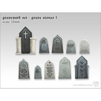 Graveyard Set - Grave Stones 1