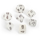 Frosted: Clear/Black 7-Die Set