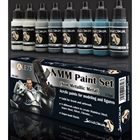 Scale 75 - NMM Steel & Silver Paint Set