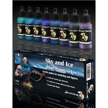 Scale 75 - Sky and Ice - Blue Paint Set