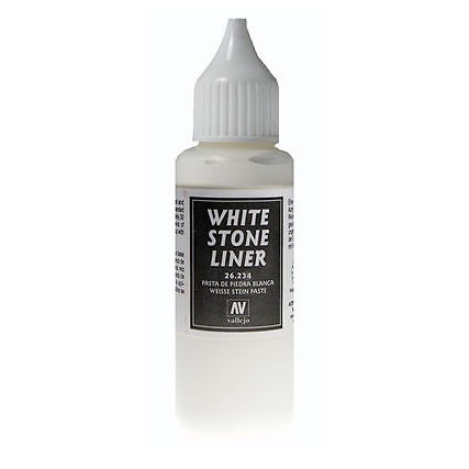Buy Vallejo - White Stone Liner (35 ml) at King Games - Miniatures ...