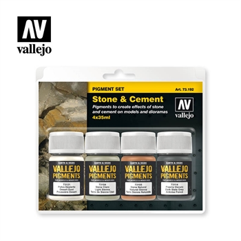 Vallejo Pigments Set: Stone & Cement