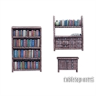 Bookshelfs and Commode Set (3)
