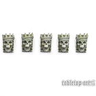 Facade Decoration - Mascaron Set 5 - Skulls with Crowns (5)