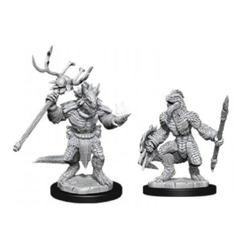 Buy Lizardfolk and Lizardfolk Shaman (2) at King Games - Miniatures